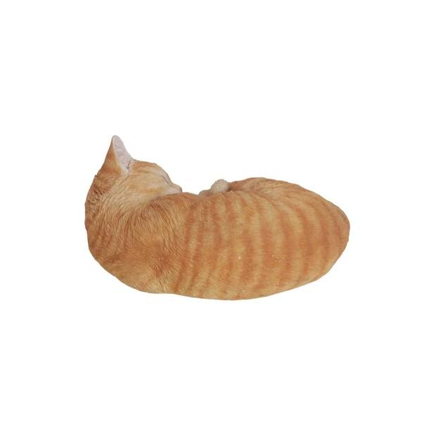 Shop 11 Orange And White Tabby Sleeping Cat Figurine Overstock 30670023