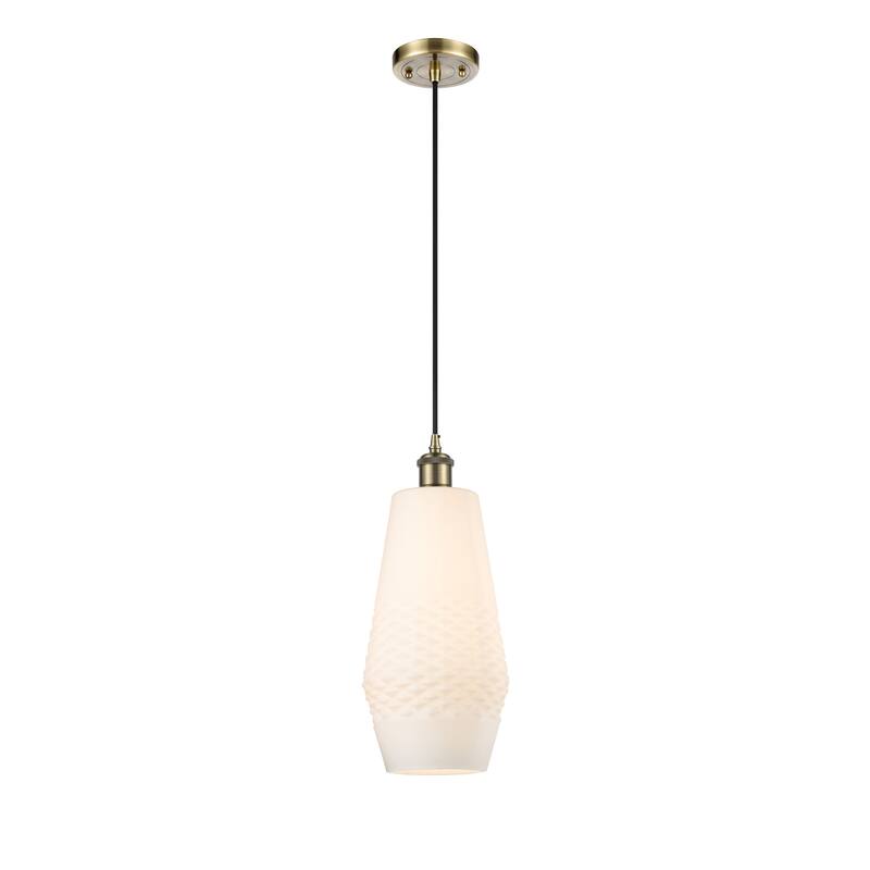 Innovations Lighting Windham - 1 Light 7" Cord Hung Mini Pendant