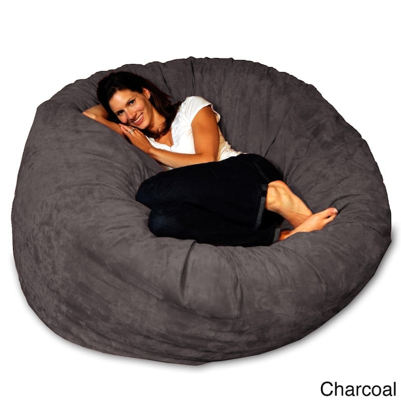 Bean Bag Chair 5-foot Memory Foam Removable Cover Bean Bags