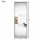 preview thumbnail 4 of 103, Aluminum Alloy Full Length Floor Mirror