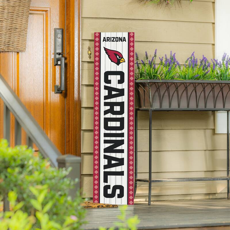 47" Double Sided Seasonal Porch Leaner, Arizona Cardinals - 47" x 11.25"