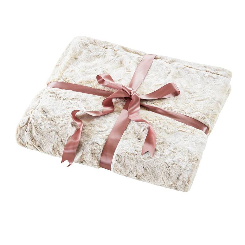Madison Park Zuri Faux Fur Blanket