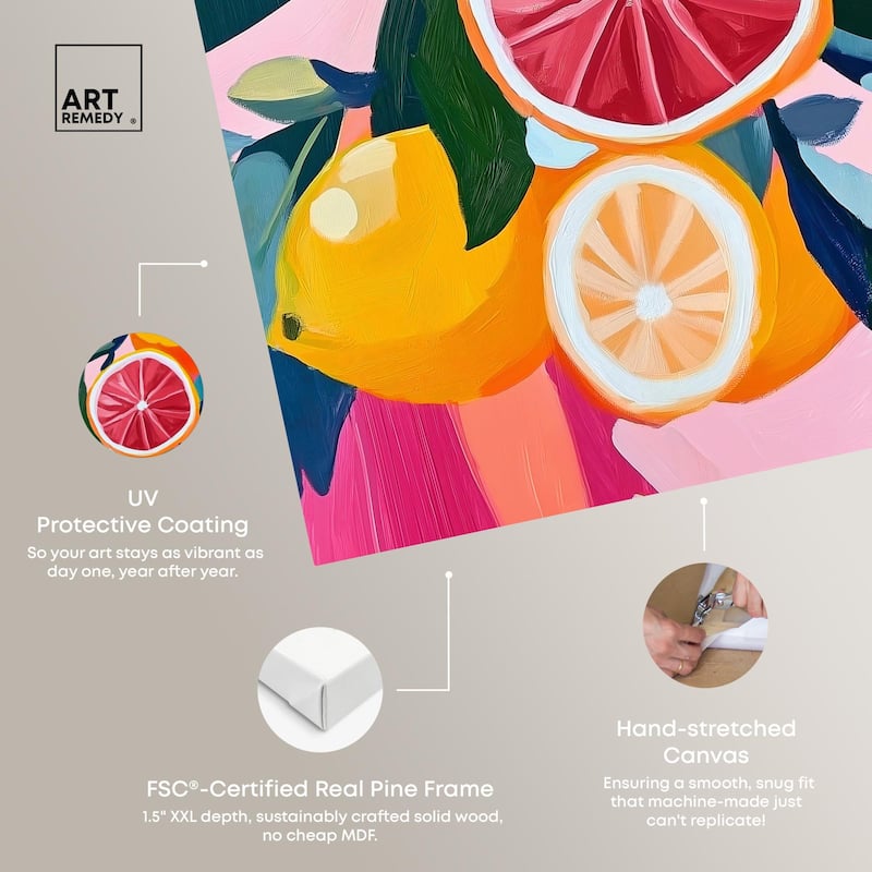 Juicy Paradox I Canvas by Art Remedy, Gallery Wrapped