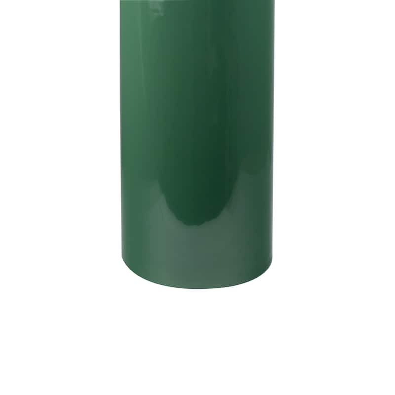 Oliver 22.75" Metal Sleek Cylinder Drink Table, by JONATHAN Y