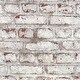 preview thumbnail 1 of 3, Galerie Wallcoverings Bricks and More Collection Distressed Plastered Brick Matte Finish Vinyl on Non-woven Wallpaper Roll 33-feet long x 21-inches wide - White