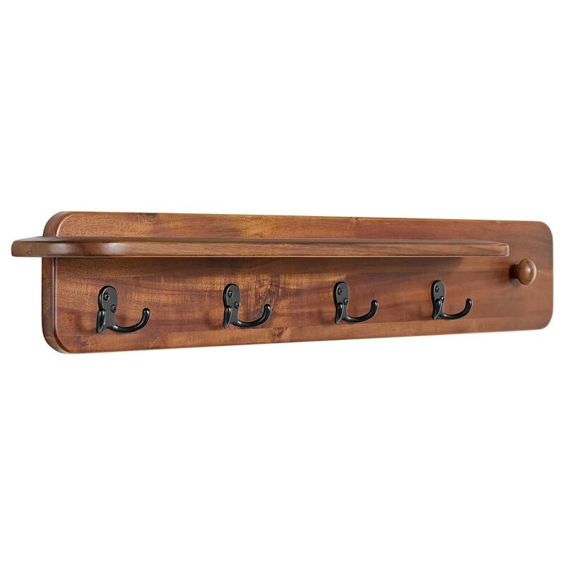 Calais Coat Hook, Warm Chestnut