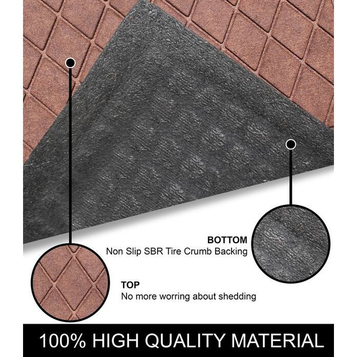 A1HC Water retainer Indoor/Outdoor Doormat, 24" x 36"