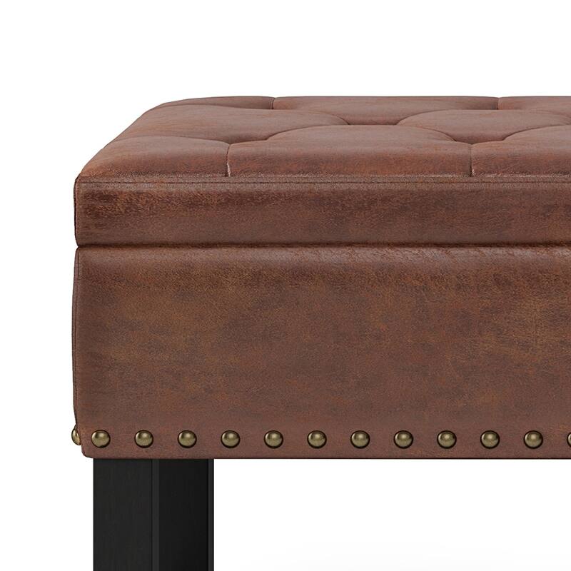 WYNDENHALL Riley 43 inch Wide Rectangle Ottoman Bench - 43 W x 17 D x 19 H