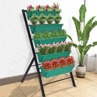 Vertical herb garden planter box vegetable planter indoor with drainage ... - Vertical Garden Planter Boxes For Indoor Use