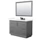 Option Dark Gray, Black Trim, Giotto Quartz Top