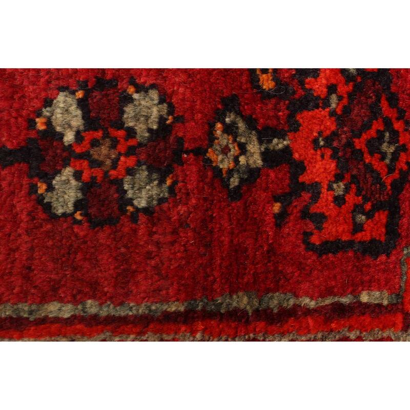 ECARPETGALLERY Hand-knotted Andelz Red Wool Rug - 4'2 x 6'11