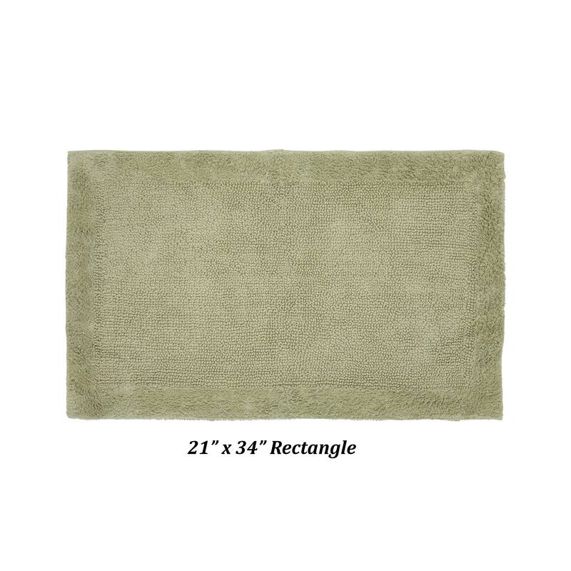 Better Trends Bath Rugs 100% Cotton Tufted Soft & Water Absorbent Bathroom Rug for Shower, Sink Bath Mats Edge Collection