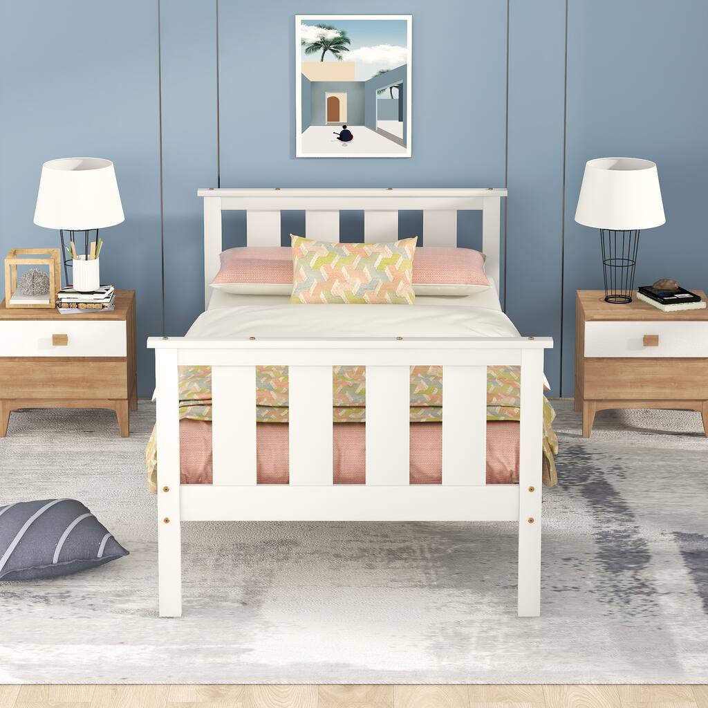 Wood Platform Bed slat Bed Frame
