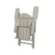 preview thumbnail 64 of 101, POLYTRENDS Laguna All Weather Poly Outdoor Adirondack Chair - Foldable
