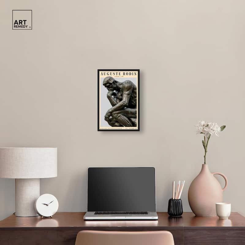 The Thinker Canvas by Art Remedy