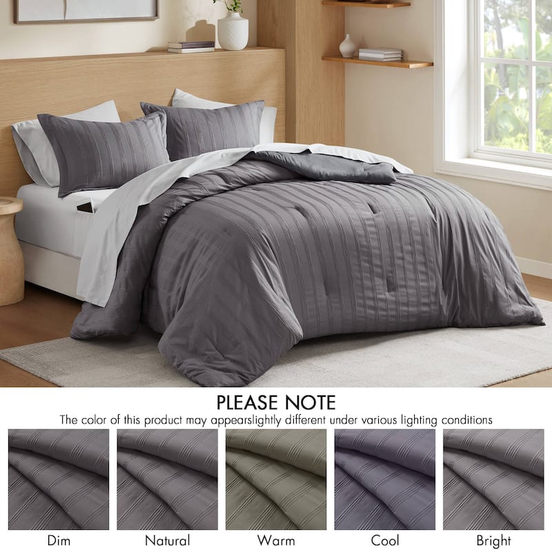 Chelsea Square Logan Woven Striped Comforter Set