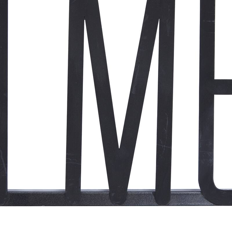 Black Iron Modern Wall Decor