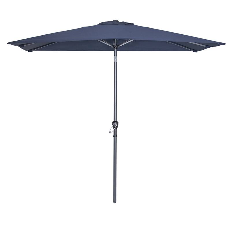 Crestlive Products 9 x 5 FT Patio Outdoor Rectangular Market Umbrella