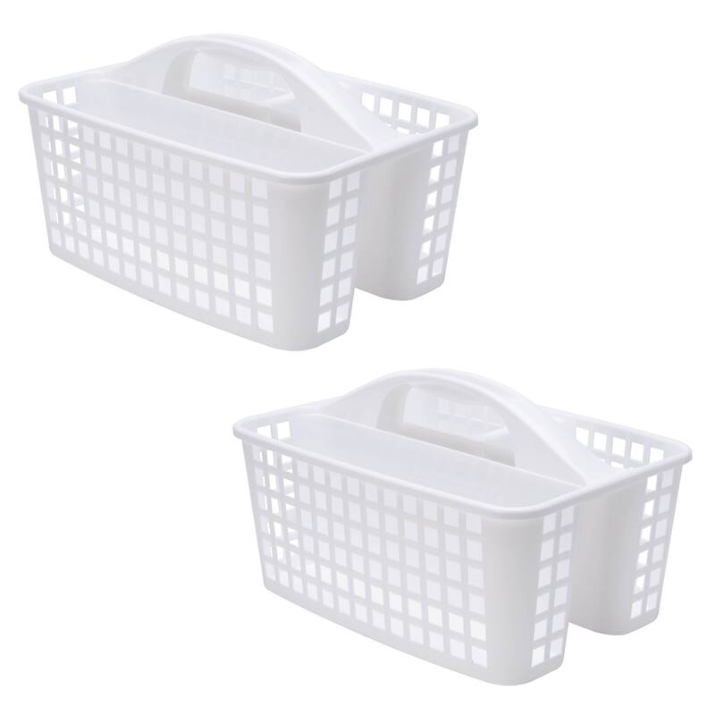 Simplify Utility Caddy in White - 12"x 9.2"x 7.5"