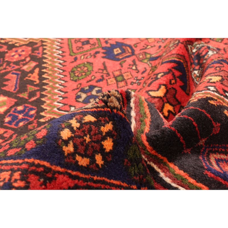 ECARPETGALLERY Hand-knotted Andelz Black Wool Rug - 4'6 x 7'4