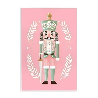Stupell Nutcracker Suite in Pastel Pink Wall Plaque Design by Petal Prints Design - Bed Bath & Beyond - 43552984