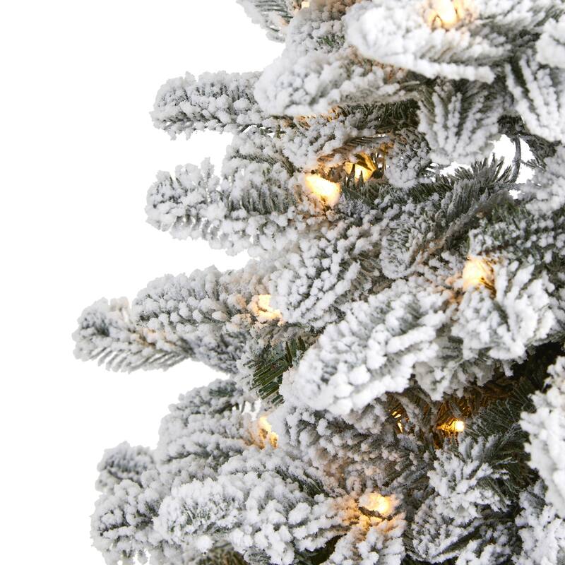 3Ft Artificial Christmas Tree with Warm White Lights - Holiday Decor, Festive Tree, Indoor Xmas Tree - 36