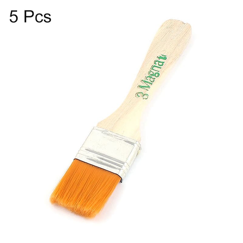 5 Pcs Baking Bread Cook Pastry Oil Cream BBQ Tool Basting Brush