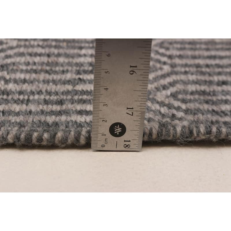 Nevada Grey Kilim 5'2" x 7'8" - 5'2 x 7'8