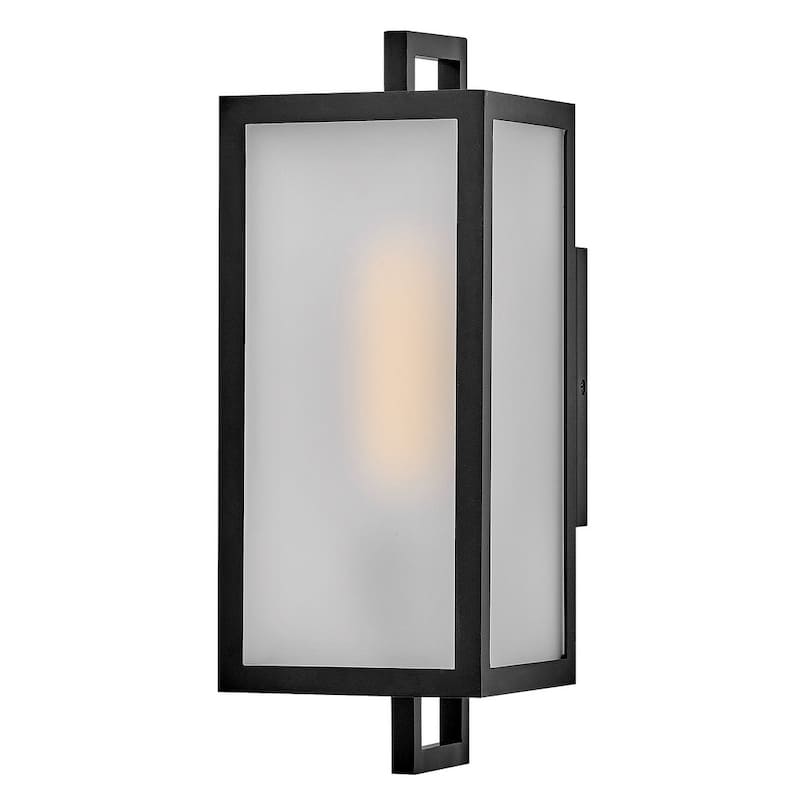 Lark 82070 Halden 15" Tall Outdoor Wall Sconce - Black