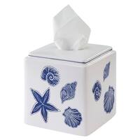 HiEnd Accents Savannah Ceramic Tissue Box Cover, 1PC - Bed Bath