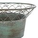preview thumbnail 37 of 37, SAFAVIEH Hendrick Victorian Scroll Iron Outdoor Planter Set of 2.