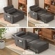 preview thumbnail 58 of 64, 3-in-1 Adjustable Sleeper Sofa Bed, Pull Out Chair Sofa, Convertible Folding Bed for Living Room