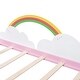 preview thumbnail 9 of 8, Twin Size Platform Bed with Sky-Themed Decor , Sturdy Pine Wood and MDF Construction