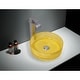 preview thumbnail 65 of 78, Scotch Round Basin Glass Crystal Bathroom Vessel Sink in Multiple Colors