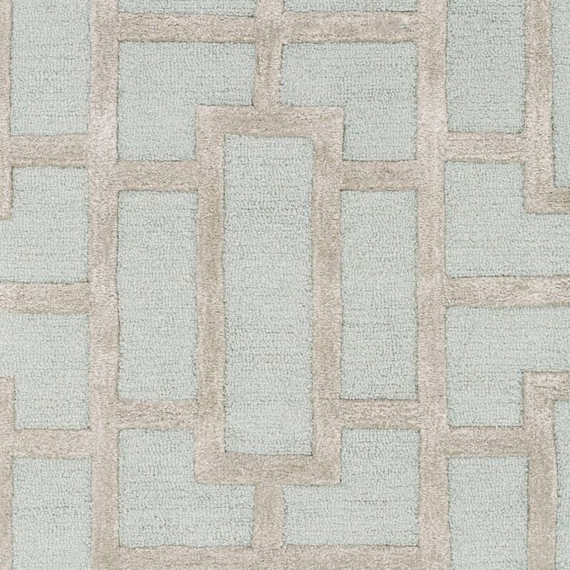 Hand-tufted Thaxted Geometric Wool & Viscose Rug