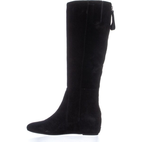 nine west suede wedge boots