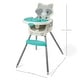preview thumbnail 18 of 18, 4-in-1 Convertible High Chair, Fox-Theme, Space-Saving Design, Booster and Toddler Chair for Infants & Toddlers 3M-36M