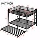 preview thumbnail 18 of 51, Metal Bunk Bed with Twin Size Trundle