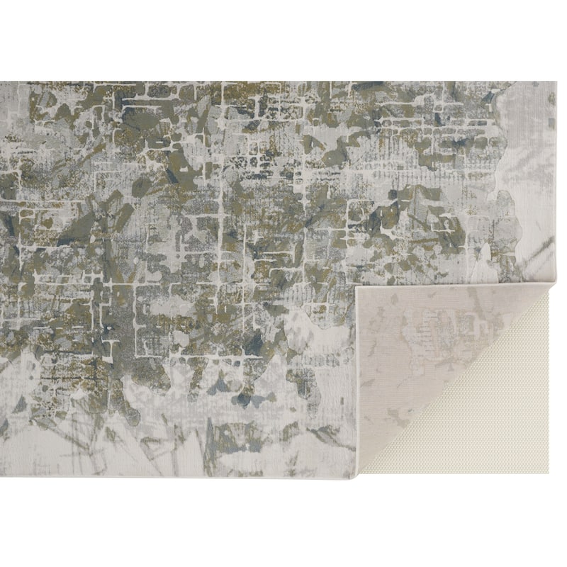 Grand Bazaar Halton Machine Made Abstract Transitional Area Rug
