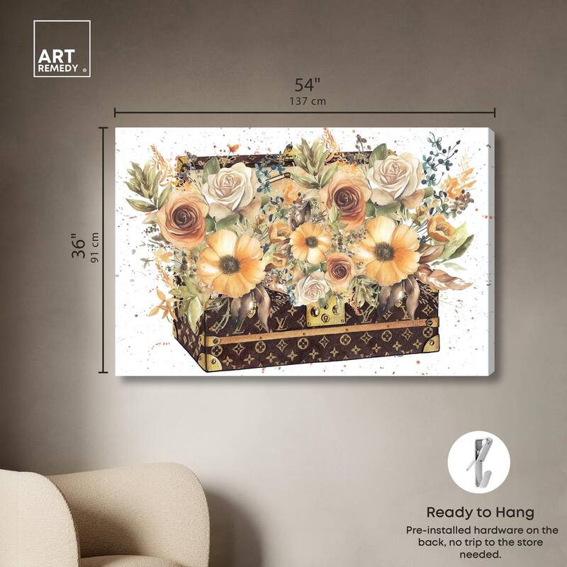 Doll Memories - Golden Memories Canvas by Art Remedy, Gallery Wrapped