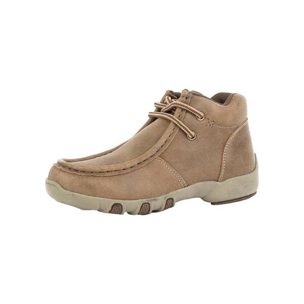 Shop Roper Casual Shoes Boys Bode Leather Chukka Tan Overstock