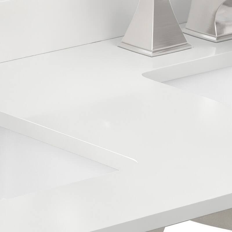 Wyndham Collection WCFQC348DTOPUNS-Q 48" Quartz Vanity Top with