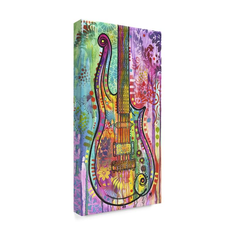 Dean Russo 'Prince Cloud Guitar' Canvas Art