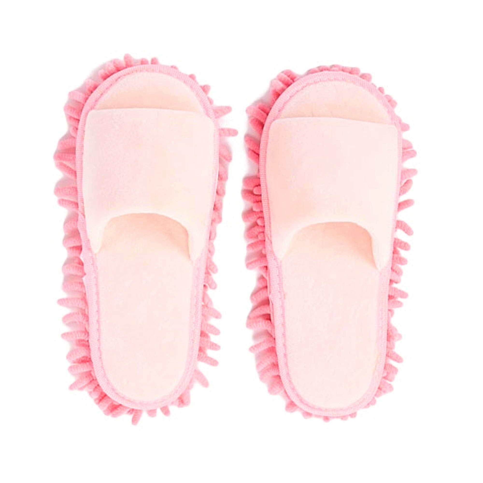 Premium Plush Mop Slippers with Detachable Washable Bottoms for