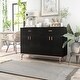 preview thumbnail 2 of 17, Furniture of America Mason Modern 2-drawer Buffet with Wine Rack