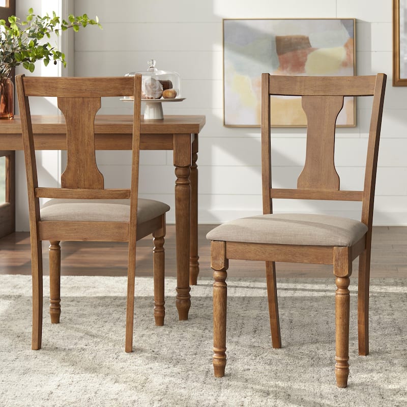 Barish 6-piece Burntwood Dining Set with Bench