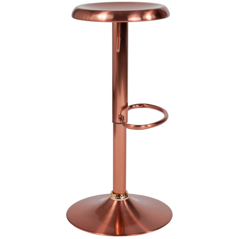 Adjustable Height Retro Barstool - 16"W x 16"D x 23" - 31"H