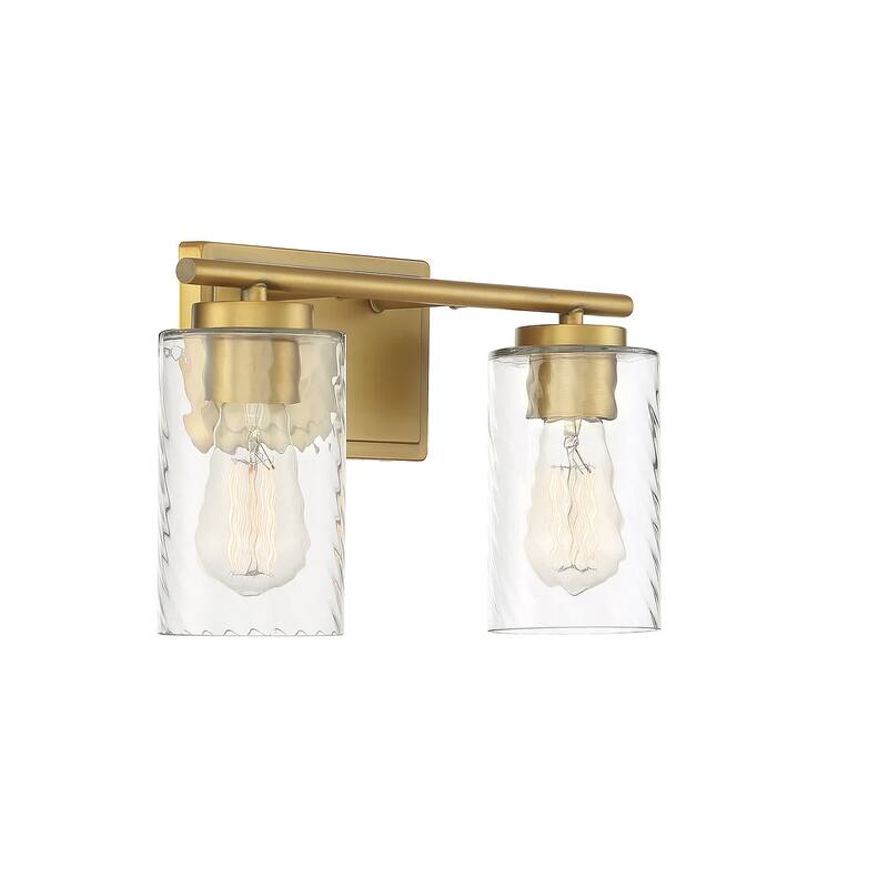 Meridian M80037 2 Light 15" Wide Bathroom Vanity Light with Swirl
