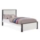 preview thumbnail 5 of 3, Urna Contemporary White and Grey Wood Kids Platform Bed by Furniture of America