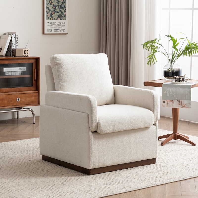 Accent Chair, Oversized Armchair, Modern Comfy Reading Chair